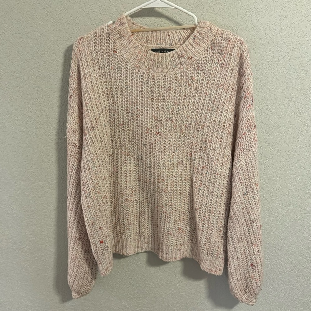 Pink multicolored sweater